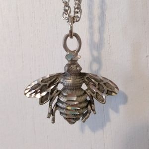 Vintage Bee Necklace